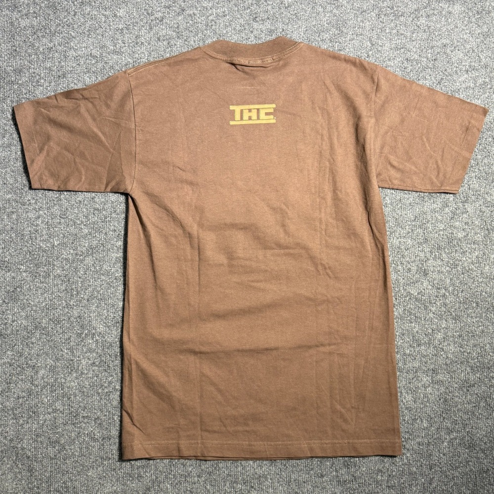 Vintage 90s THC Totally Hip Clothing Alien Mushroom Bong Brown T-Shirt Medium - Picture 7 of 7